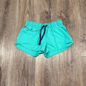 Patagonia Teal Athletic Shorts